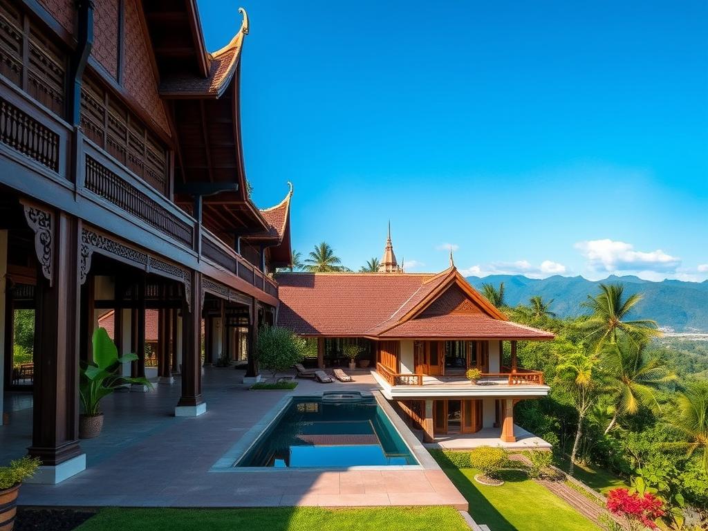 Luxury resort in Chiang Mai with traditional Lanna architecture - thailand travel guide 2025