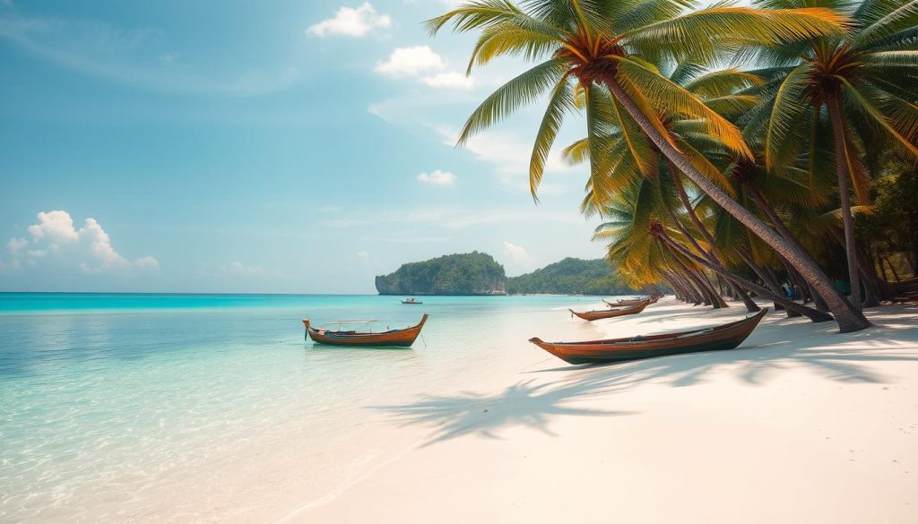 Pristine Sao Beach on Phu Quoc Island with white sand and palm trees in 2025