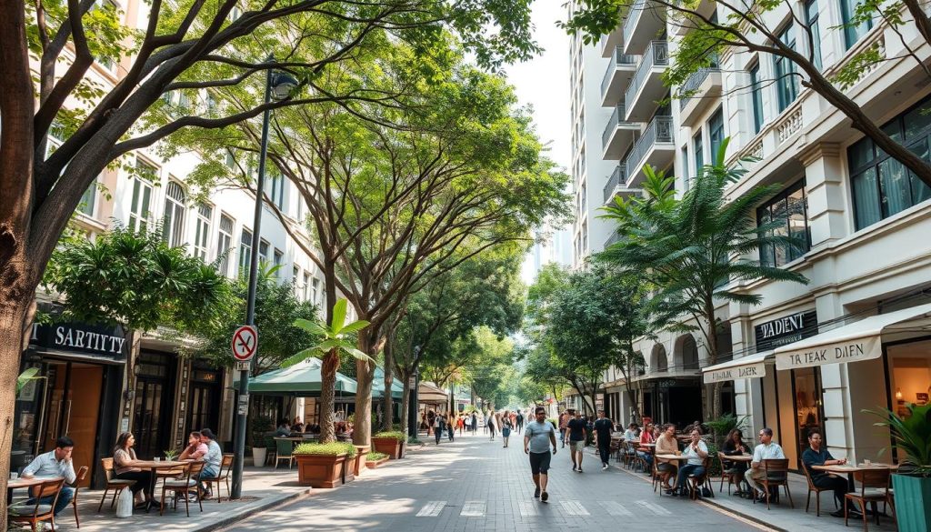 Thao Dien expat area in Ho Chi Minh City with cafés, international restaurants, and modern apartments in 2025