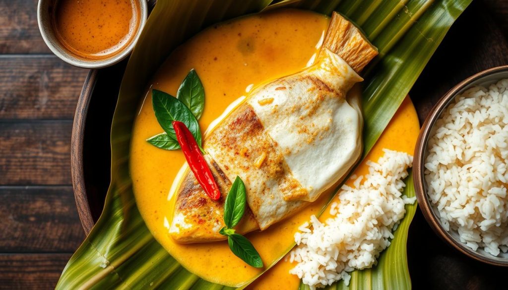 Traditional Cambodian Fish Amok dish, Cambodia travel guide 2025
