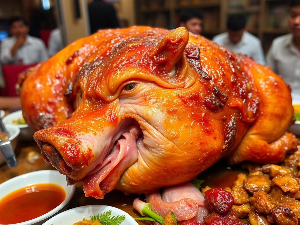 Traditional Filipino lechon (roasted pig) dish, Philippines travel guide 2025 Traditional Filipino lechon (roasted pig) dish, Philippines travel guide 2025