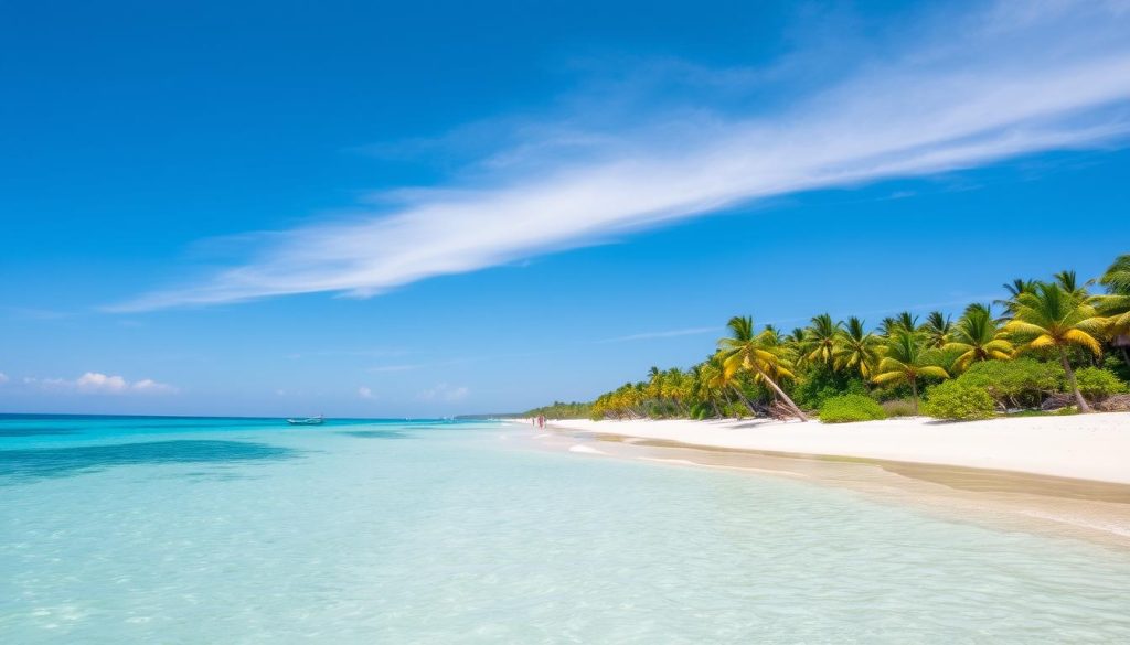 Tropical beach with palm trees in Siargao, Philippines travel guide 2025 Tropical beach with palm trees in Siargao, Philippines travel guide 2025